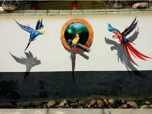 龙泉视觉错位-3D墙绘设计