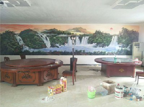 龙泉墙绘-写实风景