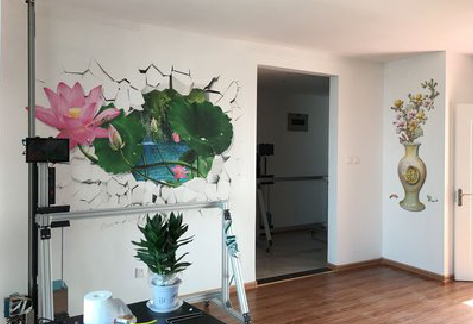 龙泉墙体彩绘相比墙纸的优势。