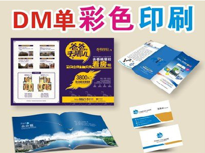 龙泉单页印刷，色彩搭配简单。