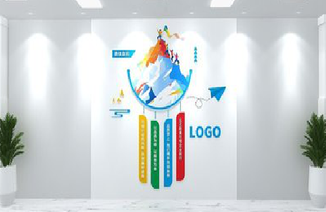 龙泉公司企业形象墙的工艺材料有哪些？