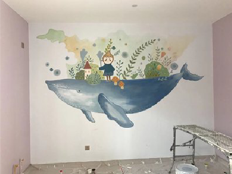 龙泉手绘墙的特点及优势。